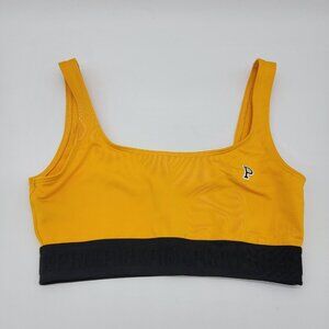 Victoria's Secret PINK‎ Sports Bra Ultimate Scoop Lightly Lined XS Bright Yellow